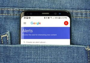 התראות גוגל - Google Alerts