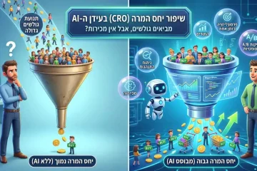 מביאים גולשים אבל אין מכירות? שיפור יחס המרה (CRO) בעידן ה-AI