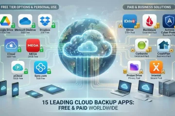 15 אפליקציות גיבוי בענן בחינם / תשלום הנחשבות מובילות בעולם